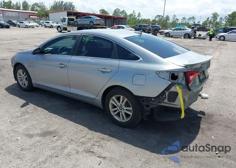 2016 Hyundai Sonata Se from USA, damaged, VIN 5NPE24AFXGH350601